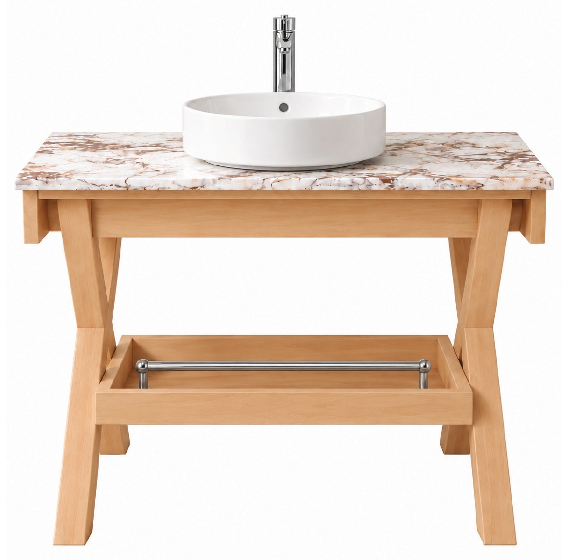 Vanity Five in Solid Beech product photograph